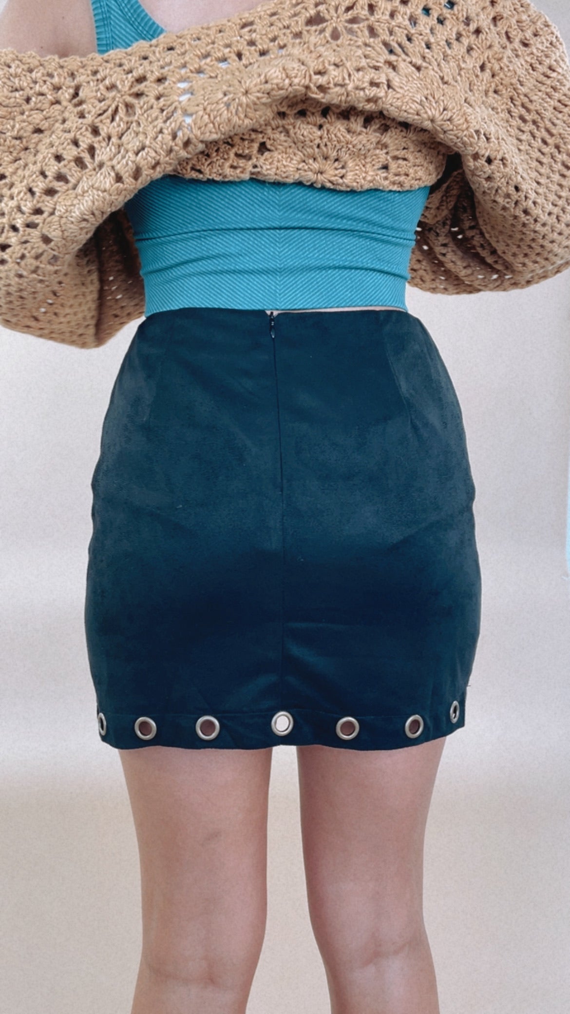 Give Me Your Attention Mini Skirt, Black
