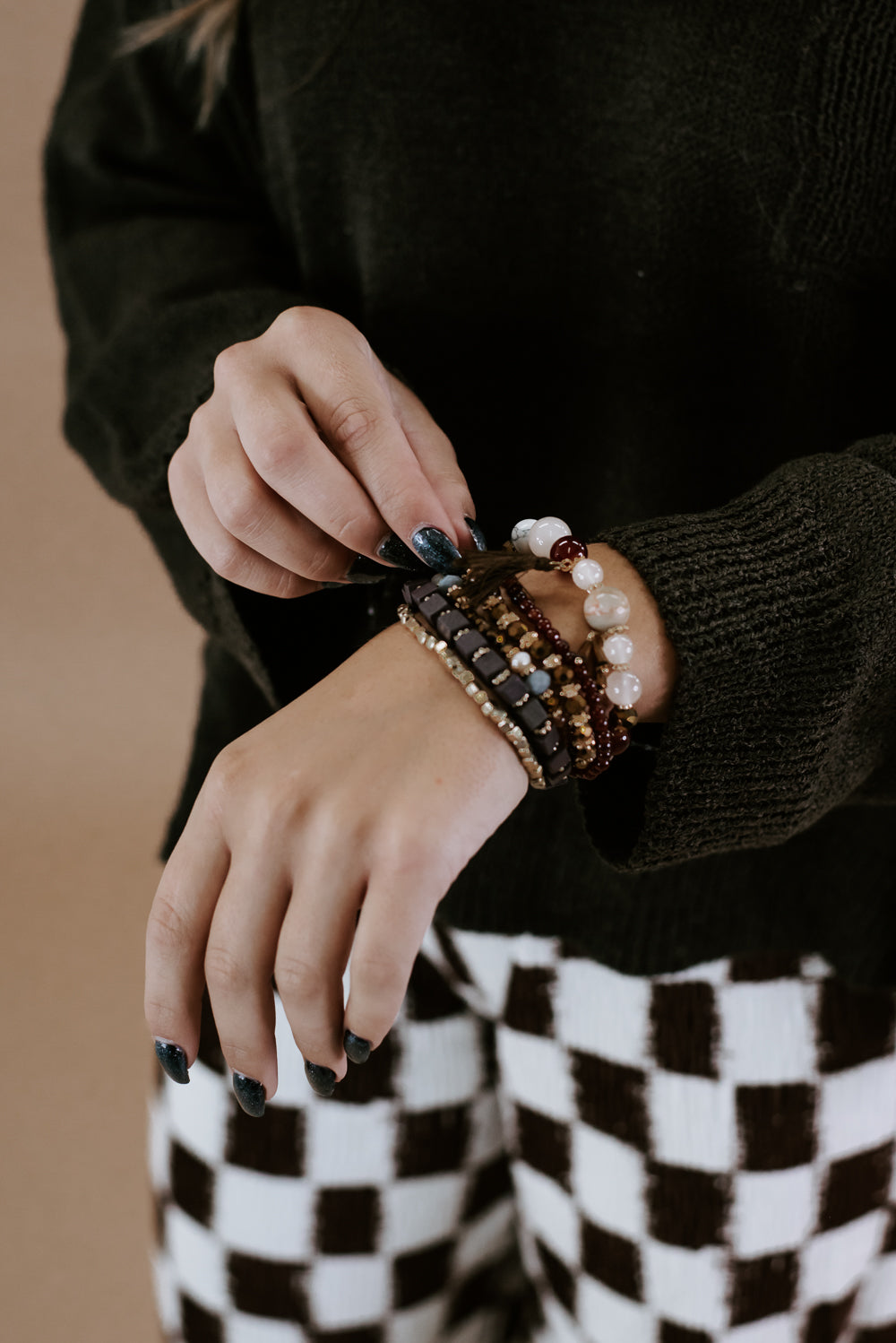 Get It Bracelet Stack, Brown