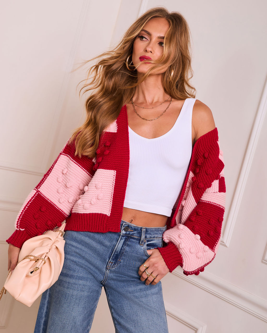 Charleen Knit Colorblock Cardigan