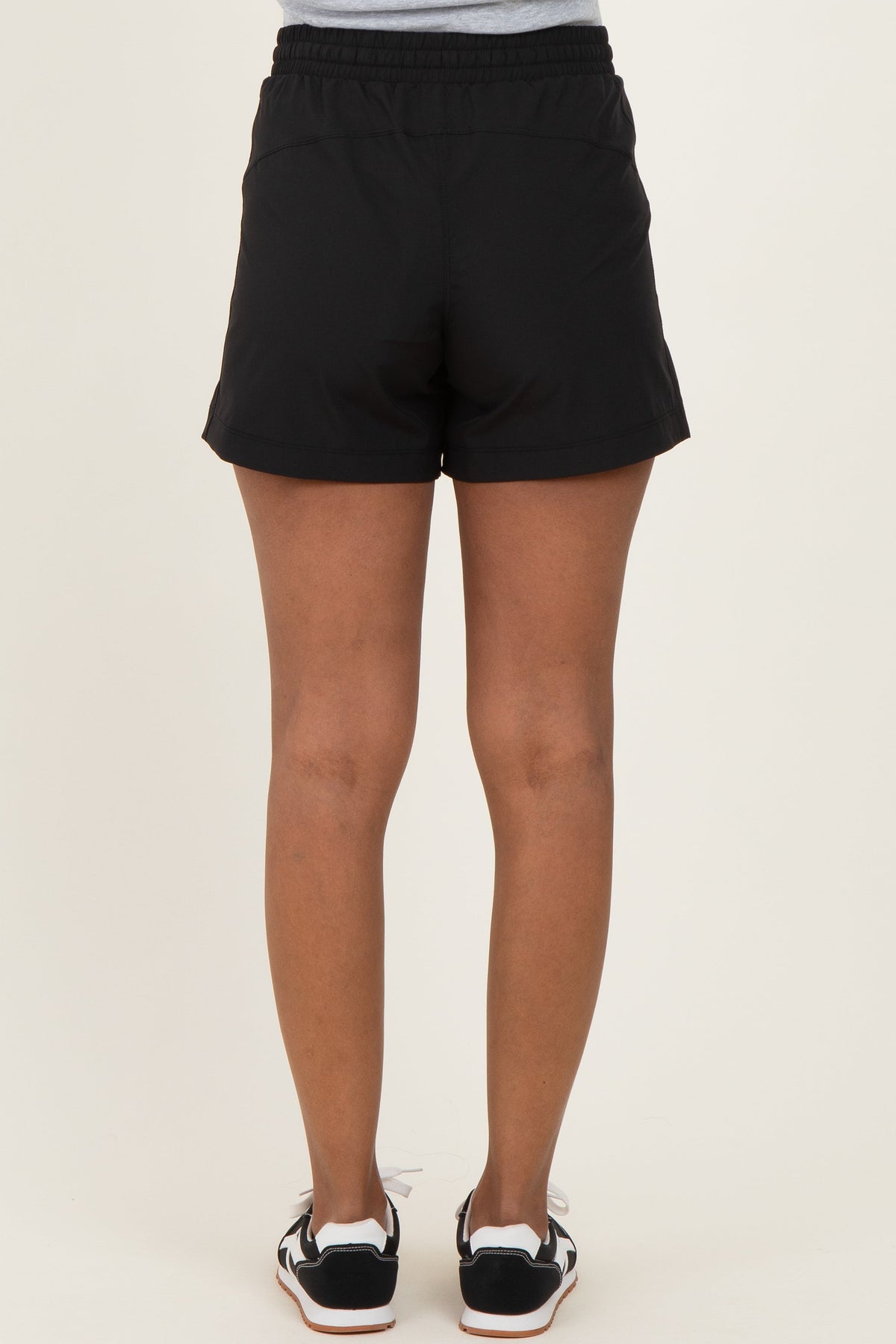 Black Active 5" Maternity Shorts
