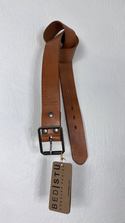 Hobo Leather Belt, Tan Rustic