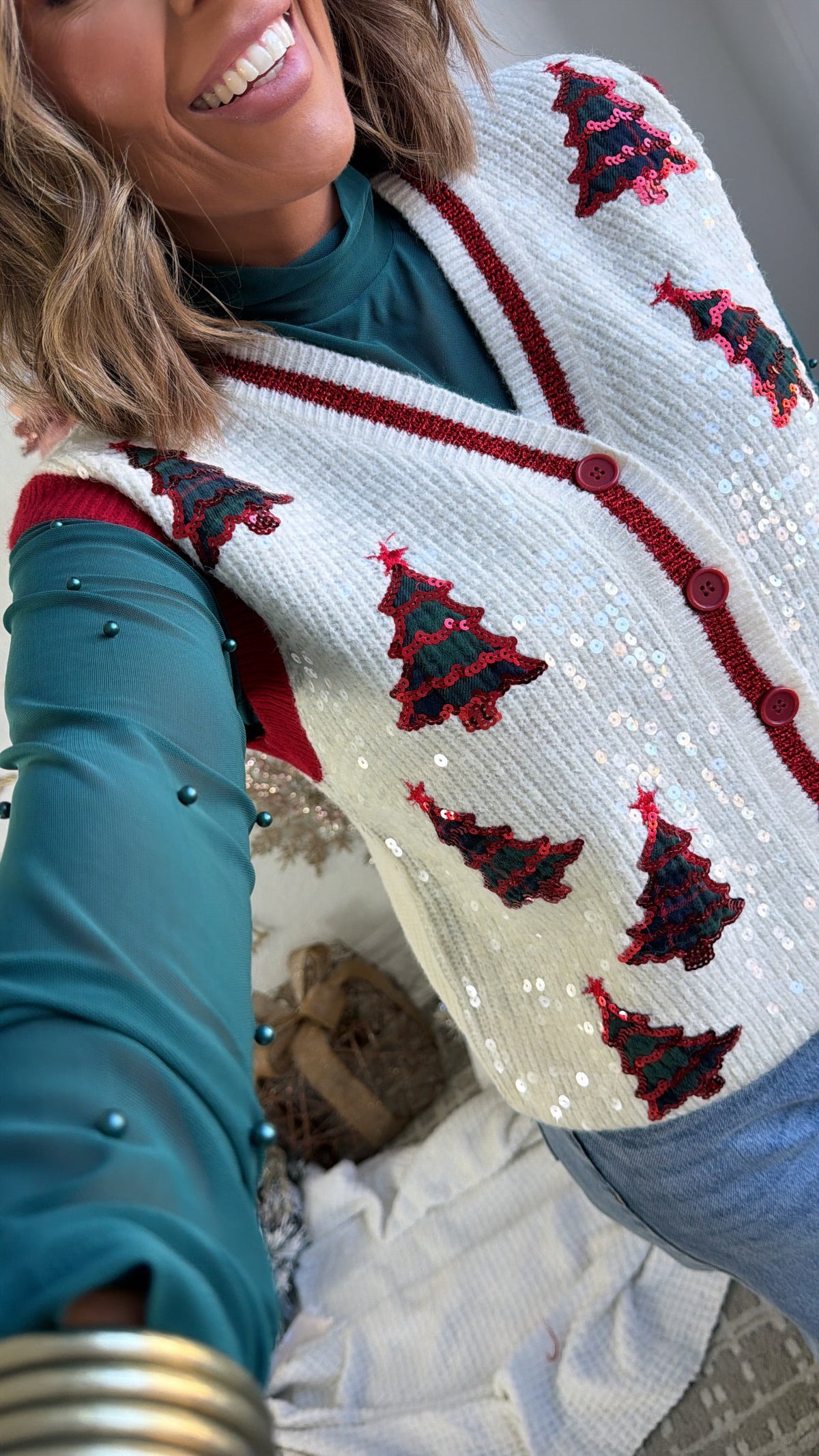 Pearl Mesh Under Layer, Green