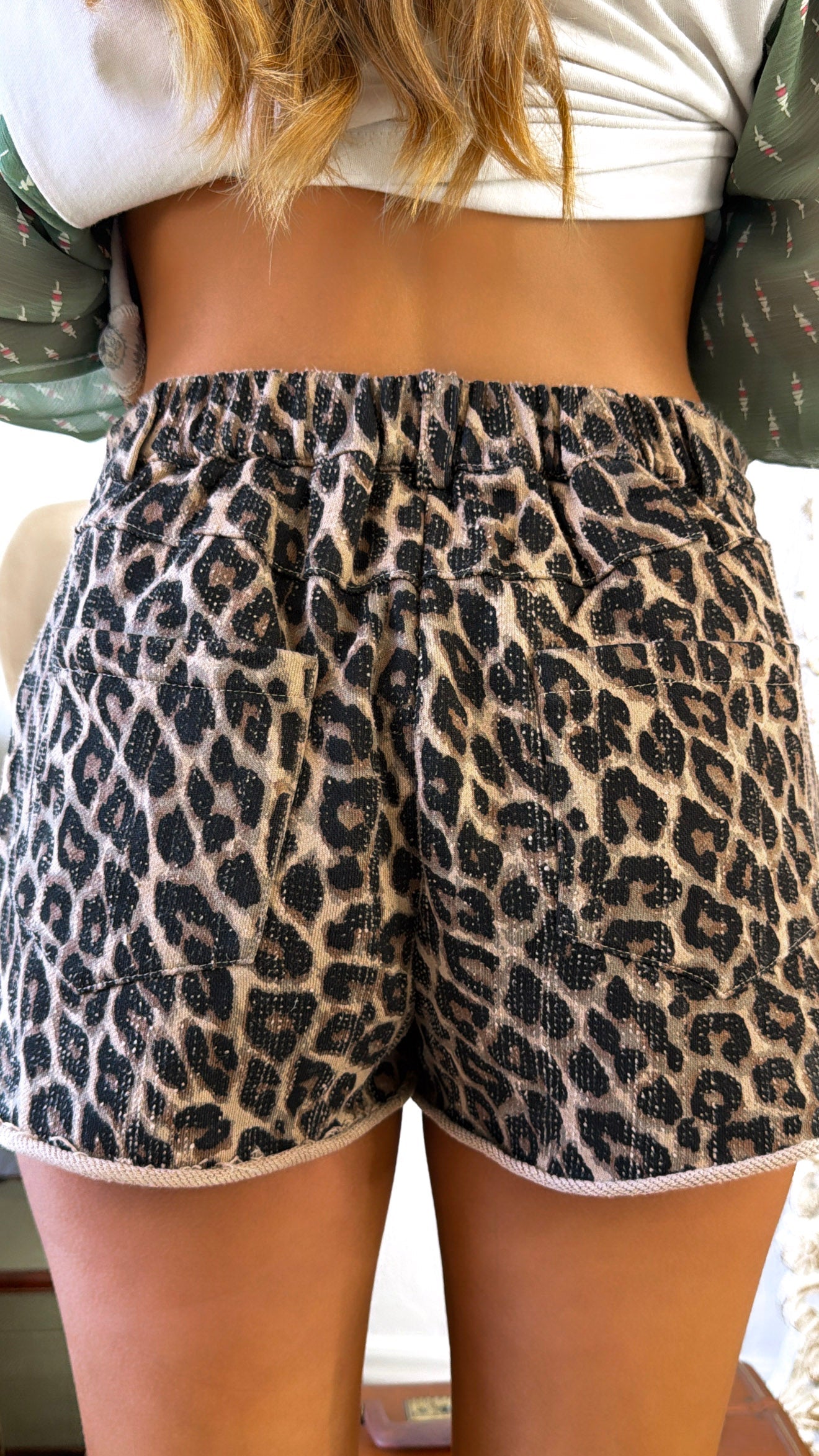 Leopard Luxe Mini Skort, Multi