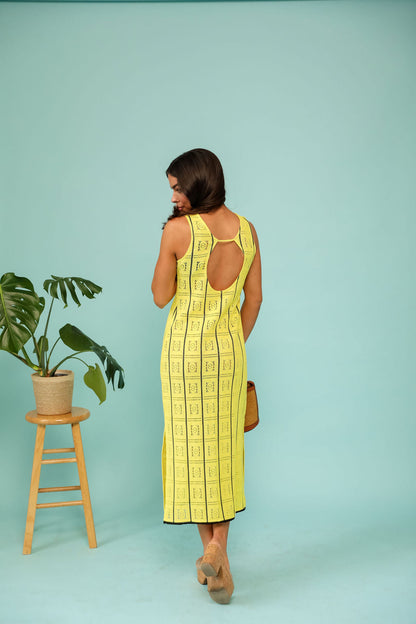 Tuscan Crochet Coverup - Lemon