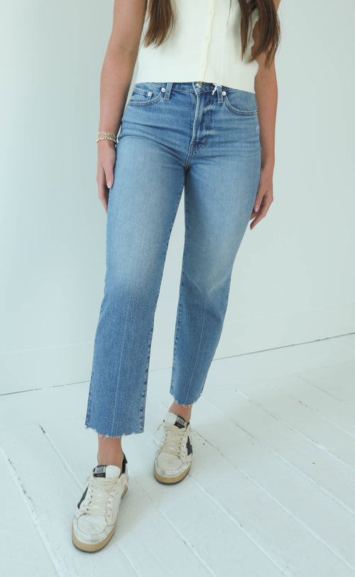 pistola: charlie high rise classic straight ankle - rhythm