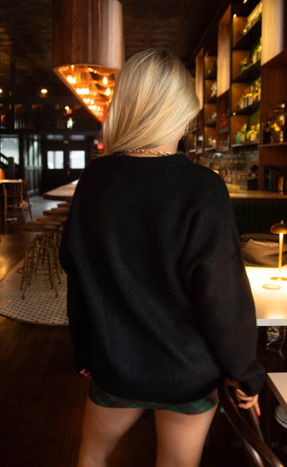 show me your mumu: settle in sweater - dirty martini knit