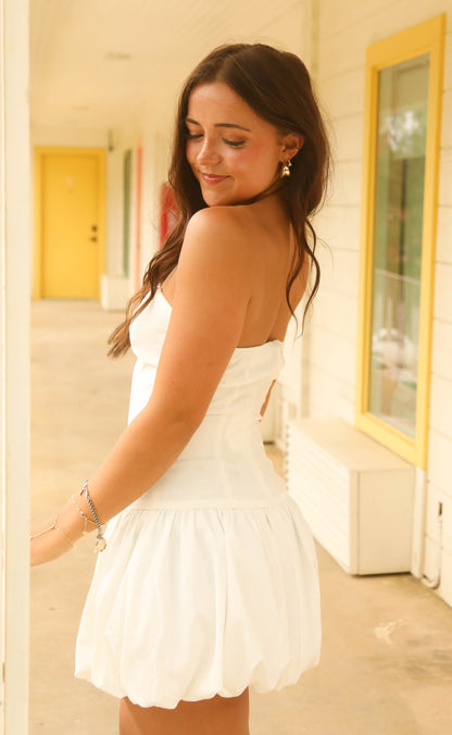pillow talk mini dress