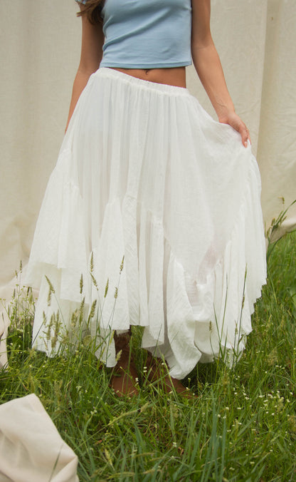salty cowboy maxi skirt