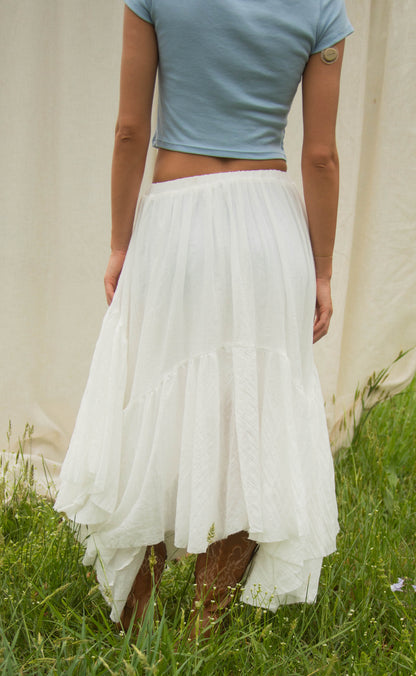 salty cowboy maxi skirt