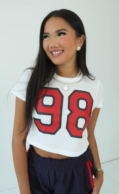 retro replay waffle tee