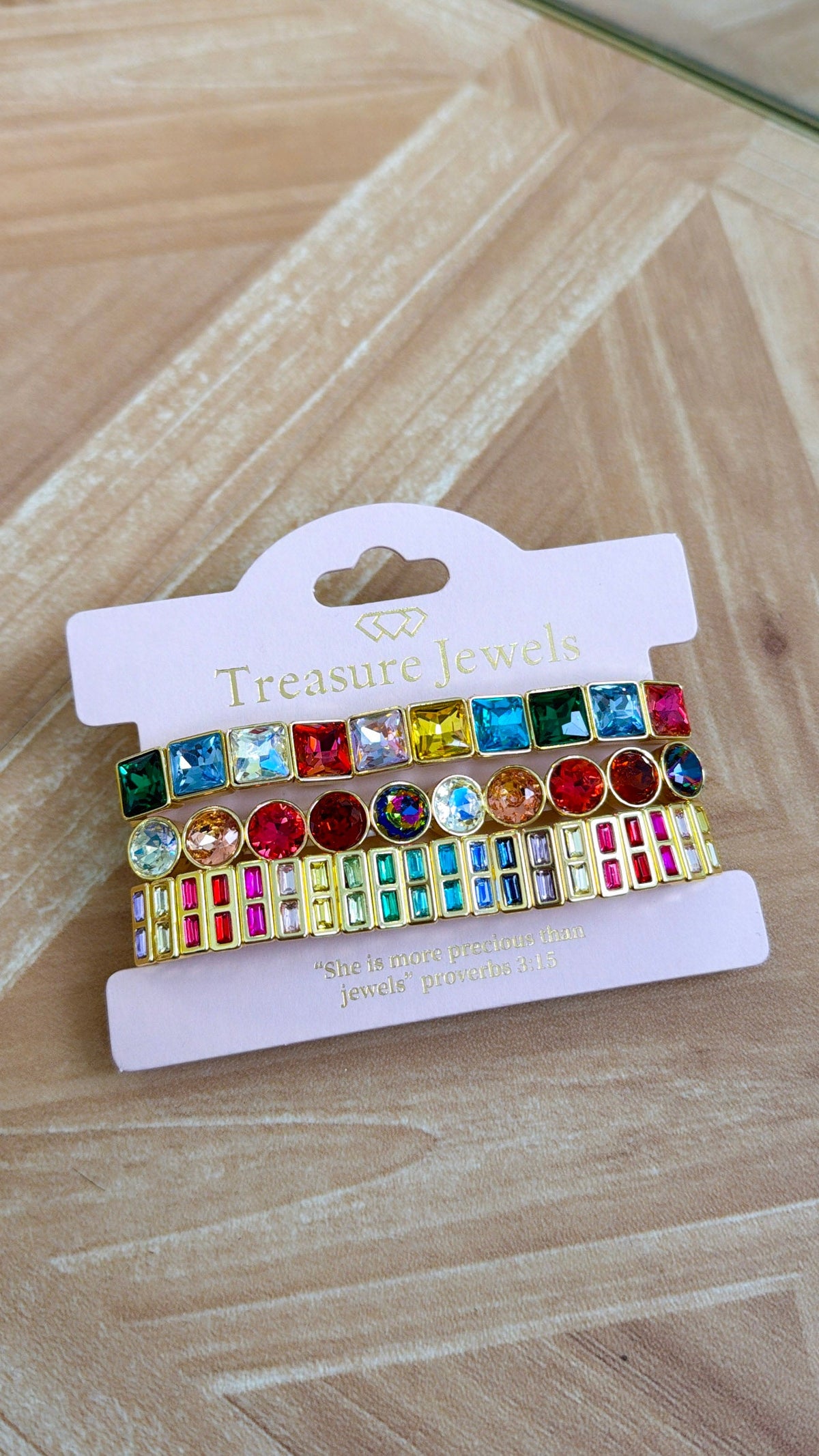 Rainbow Bracelet Stack