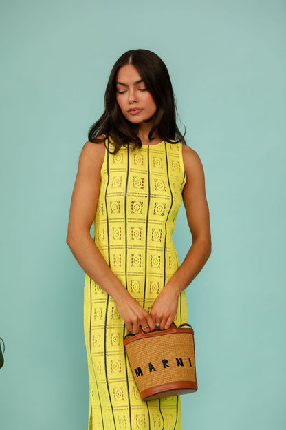 Tuscan Crochet Coverup - Lemon