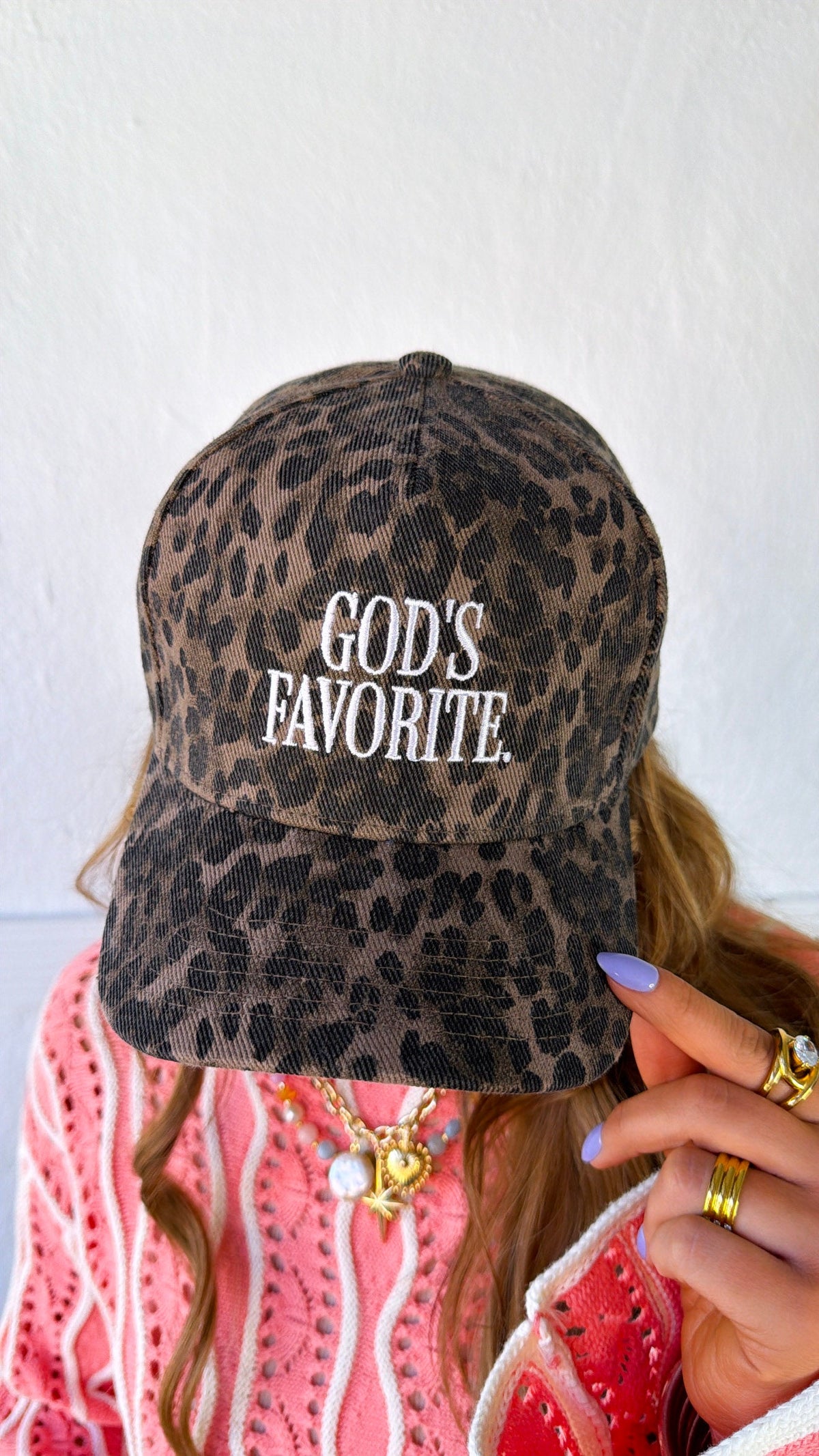 Gods Favorite Ball Cap, Leopard