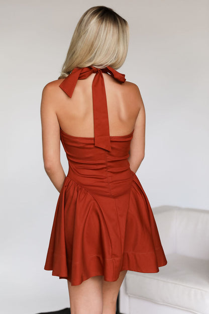Meana Dress - Brown