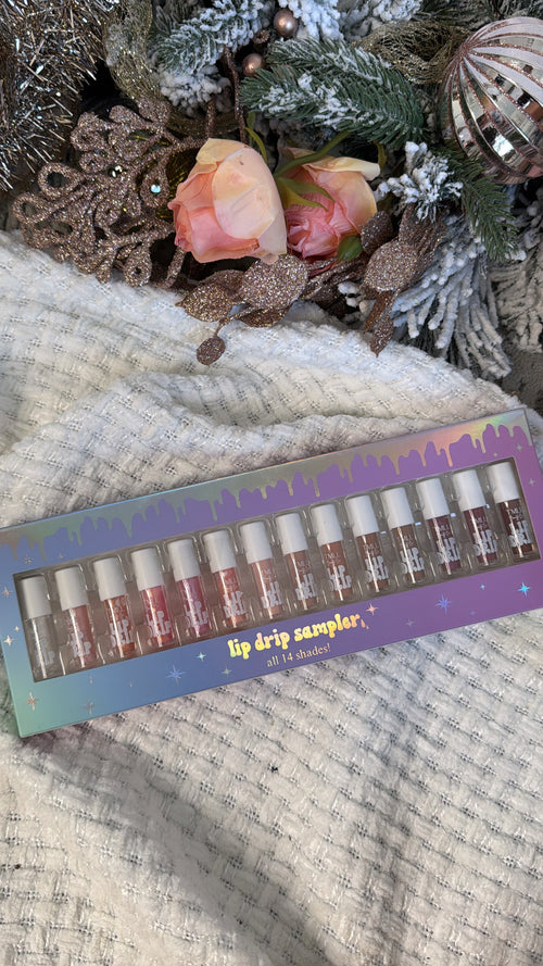 Holiday Mini Lip Drip Sampler, 14 Shades