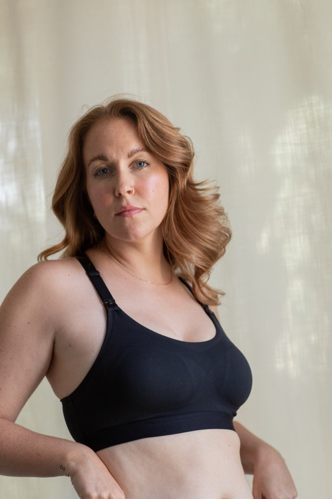 Black Bravado Designs Tranquil Maternity & Nursing Low Impact Sports Bra