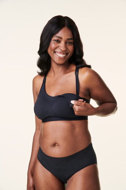 Black Bravado Designs Tranquil Nursing Low Impact Sports Bra
