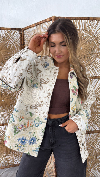 Luminous Threads Jacket, Natural Multi