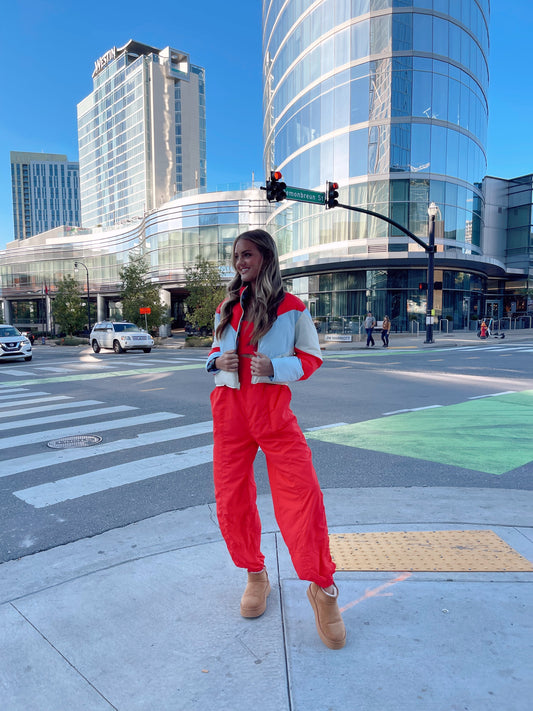 Righteous Onsie -  Red FREE PEOPLE