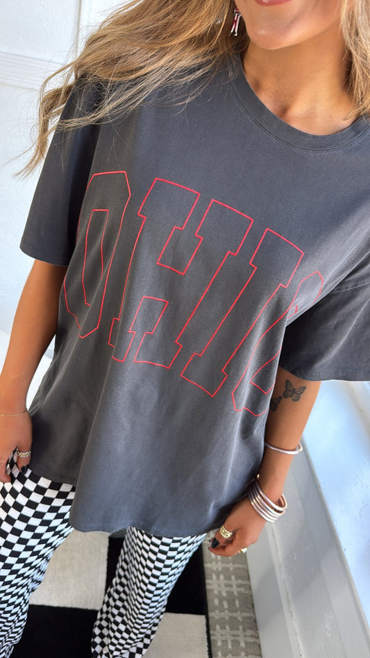 Oversized Ohio Graphic Tee