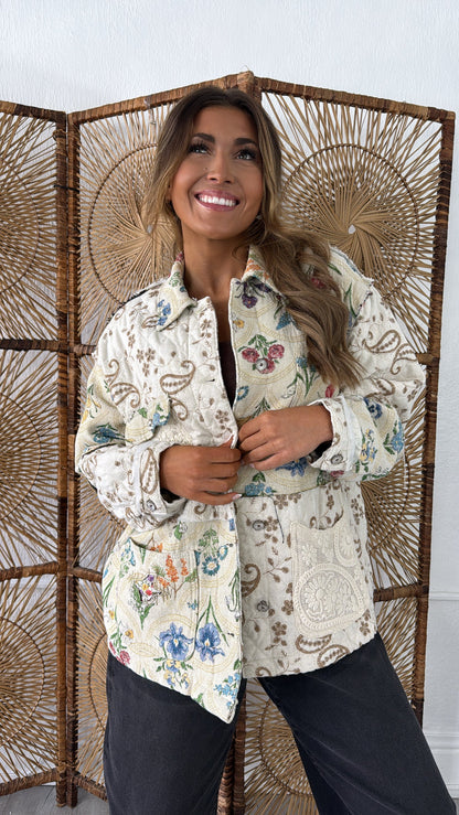 Luminous Threads Jacket, Natural Multi