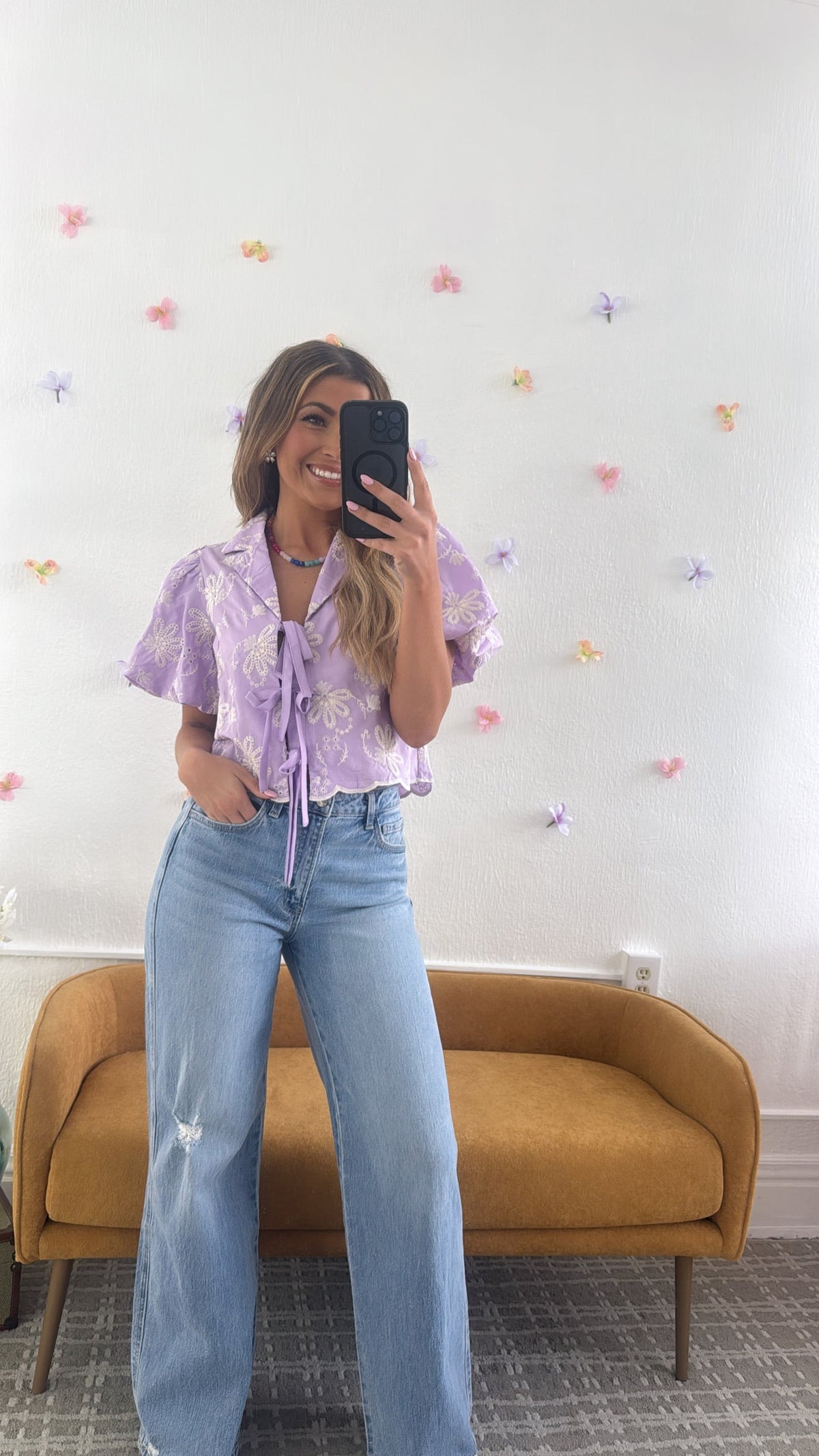 Knix High Rise Wide Leg Jean, VERVET