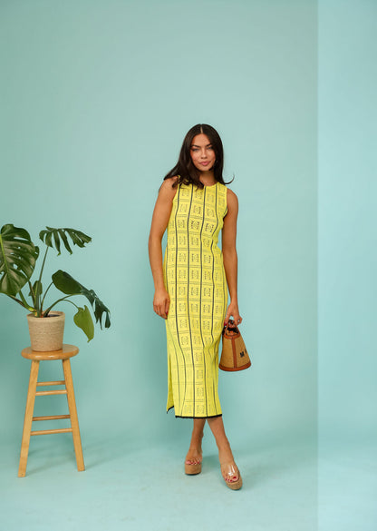 Tuscan Crochet Coverup - Lemon