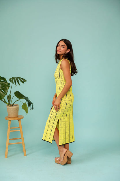 Tuscan Crochet Coverup - Lemon