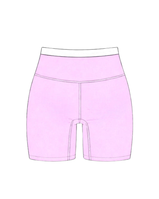 Sculpt Biker Short -Lavender Coast