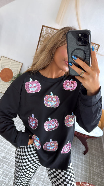 Jack O' Sparkle Top, Black