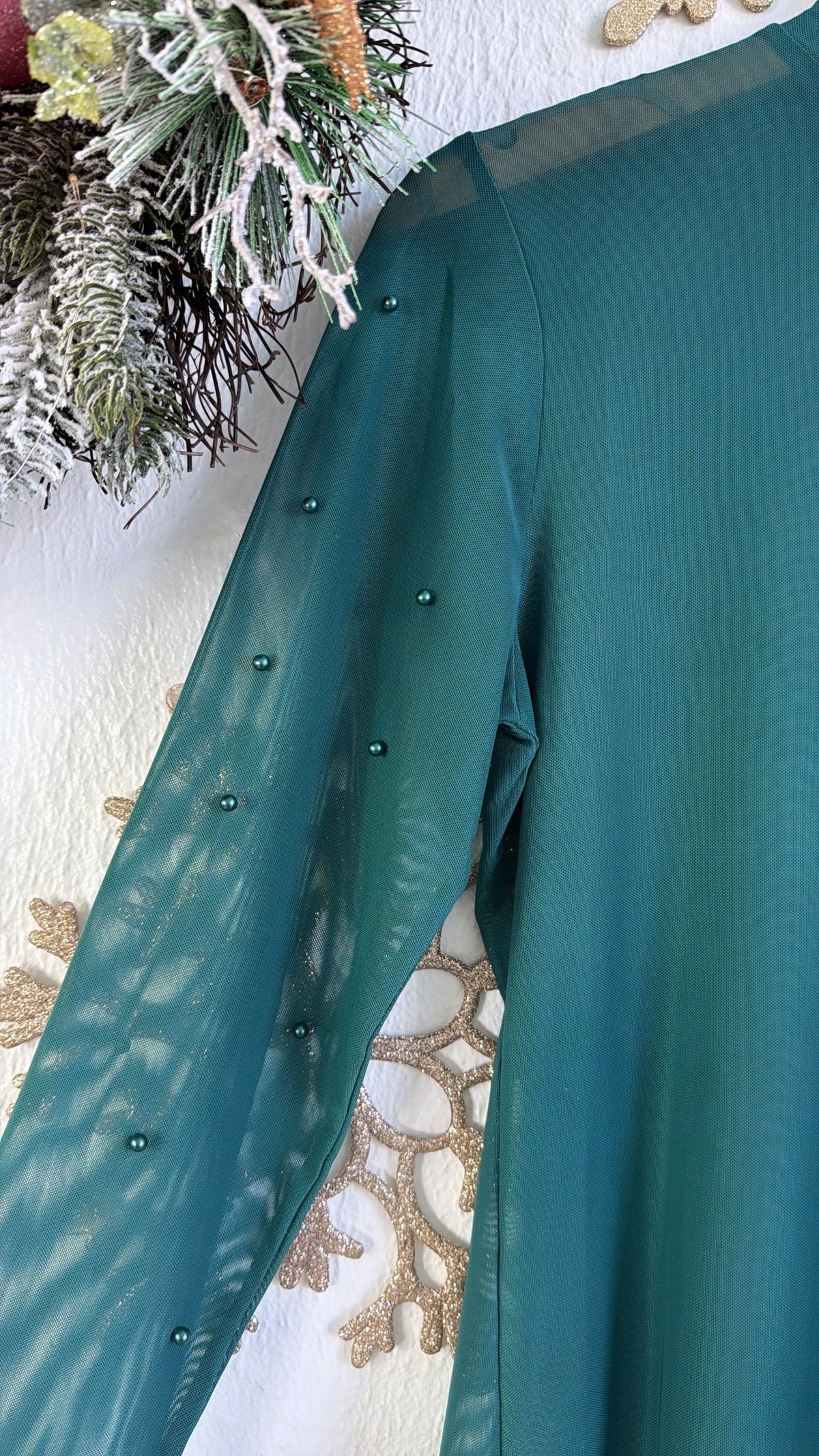 Pearl Mesh Under Layer, Green