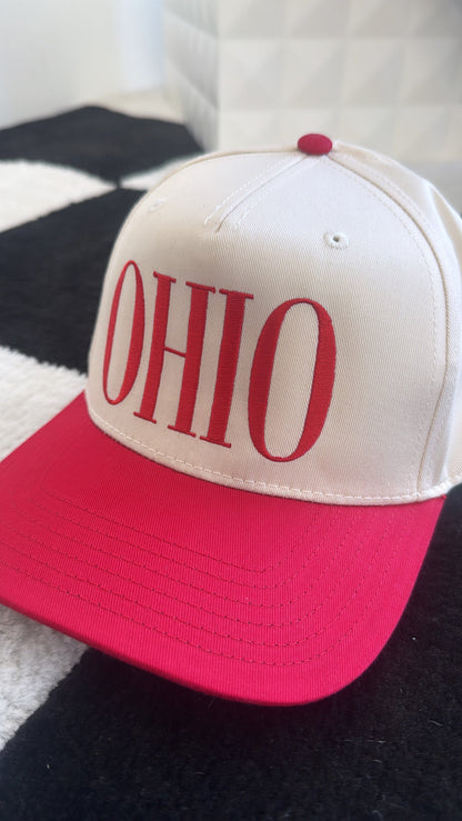 Ohio Ball Cap, Red