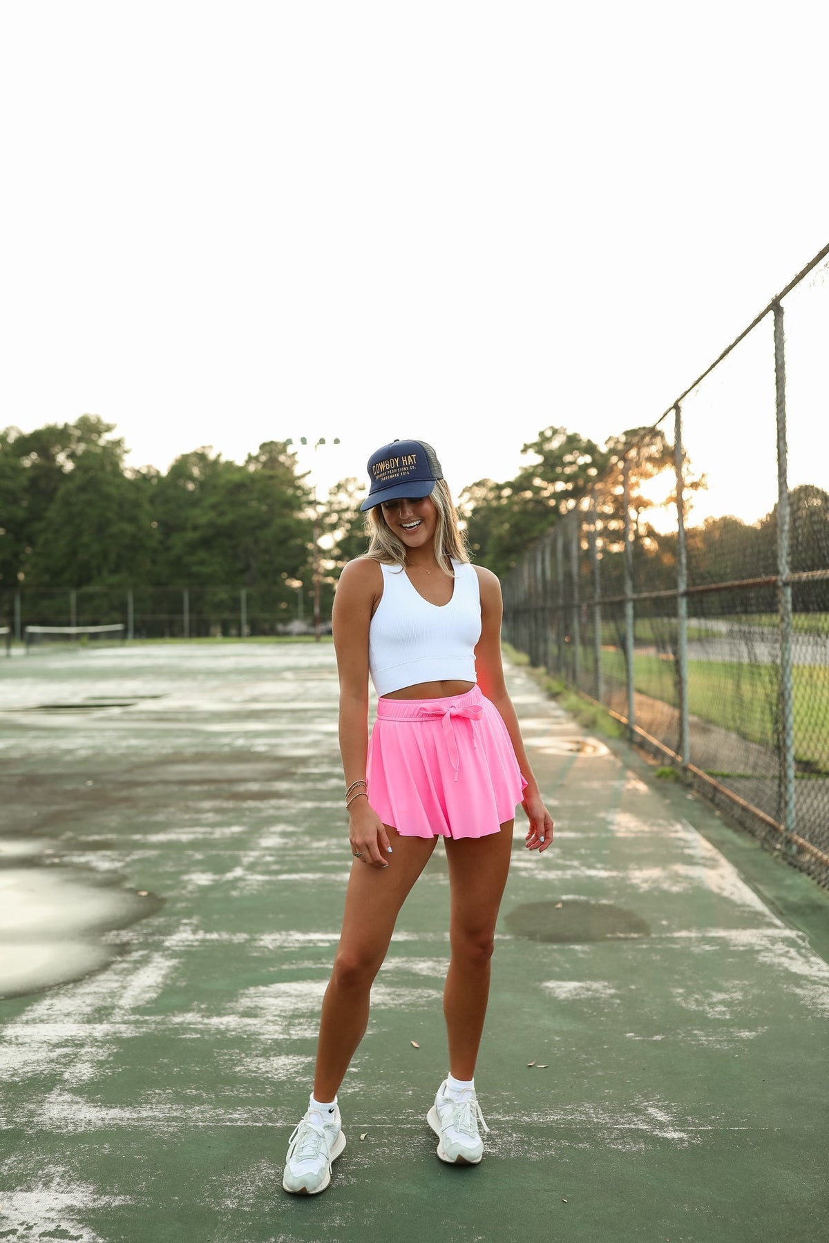 On Point Sporty Skort - Barbie Pink