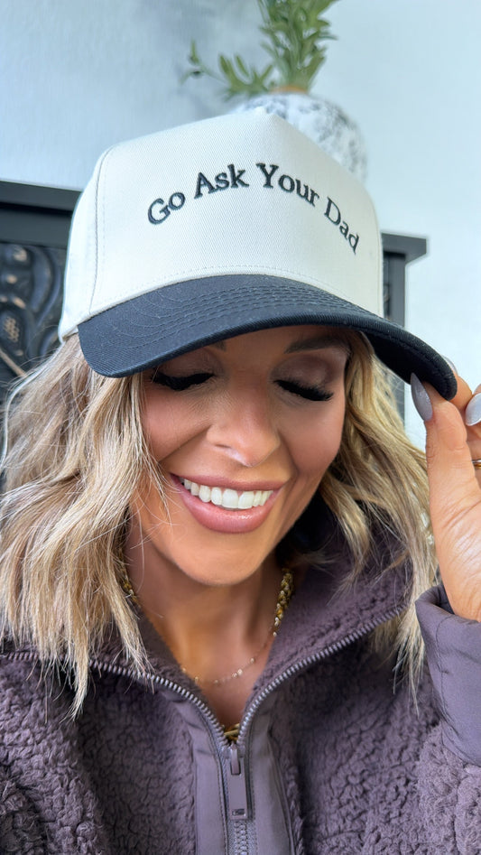 Go Ask Your Dad, Vintage Trucker Hat
