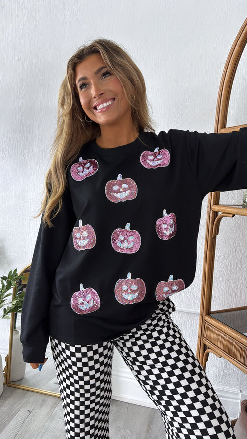 Jack O' Sparkle Top, Black