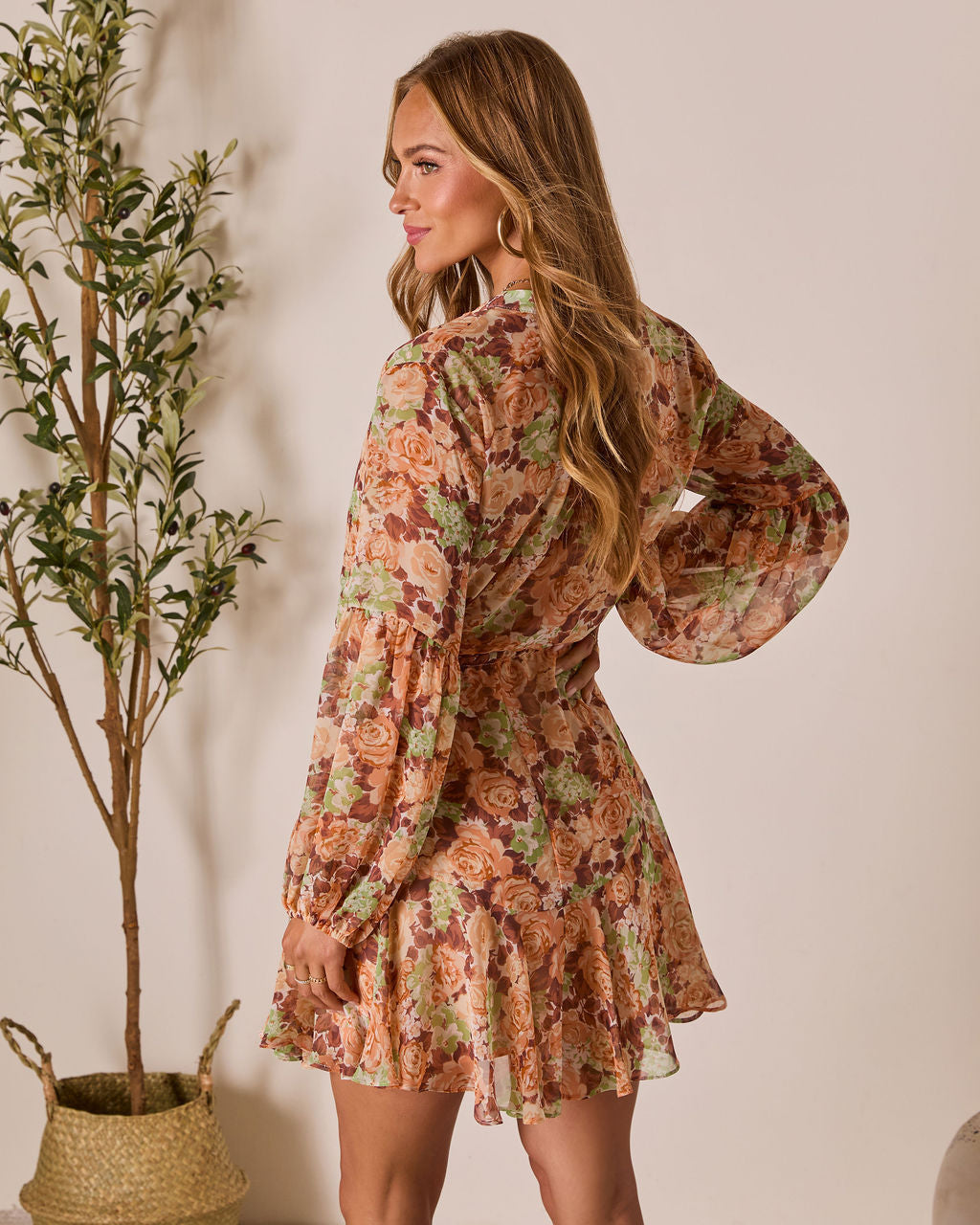 Allenah Drawstring Mini Dress