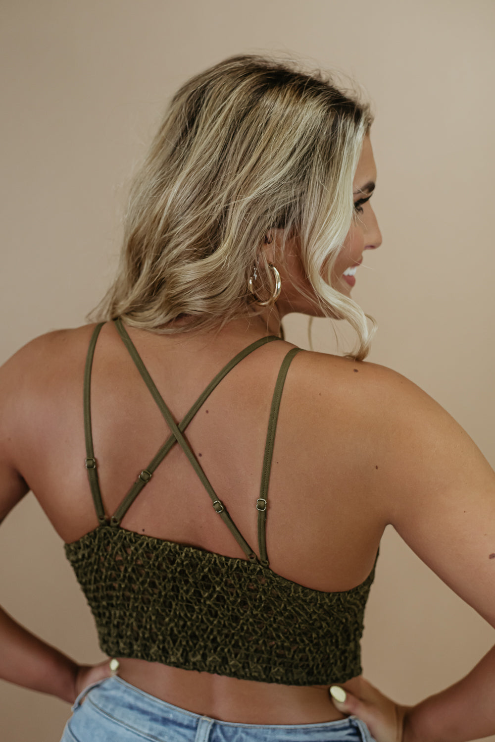 Opening Day Bralette, Moss