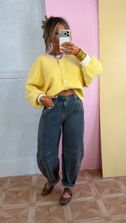Golden Girl Cardigan, Butter Cream