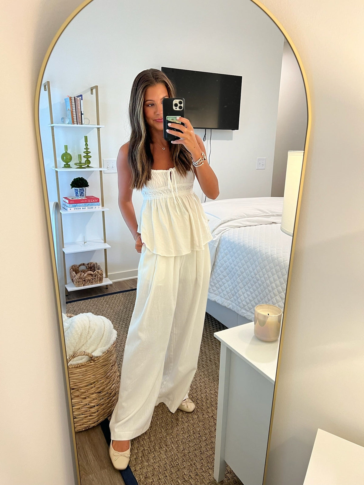 Scarlett Tank - Ivory FREE PEOPLE