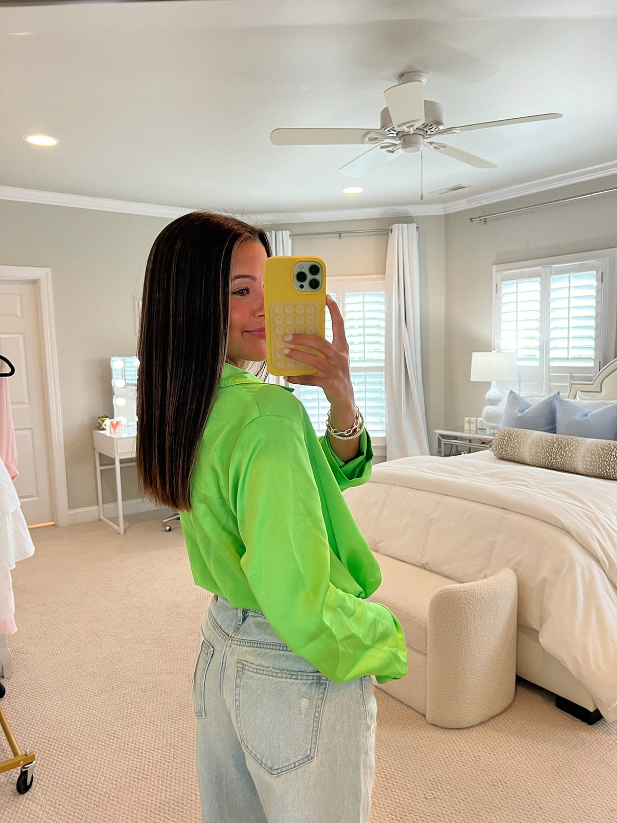 Smith Button Down - Green Apple
