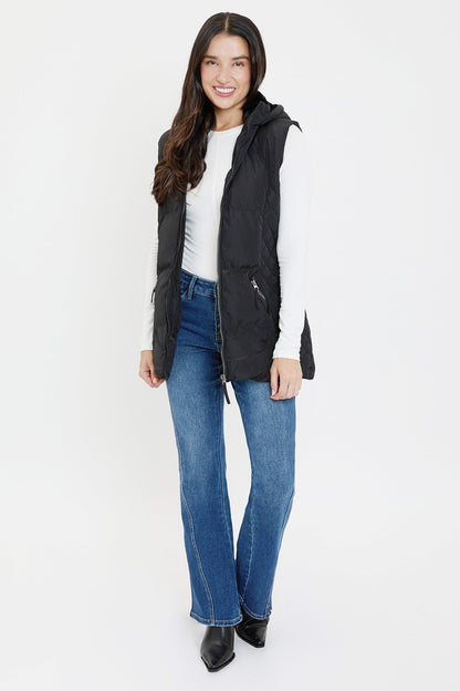Faux Fur Puffer Vest