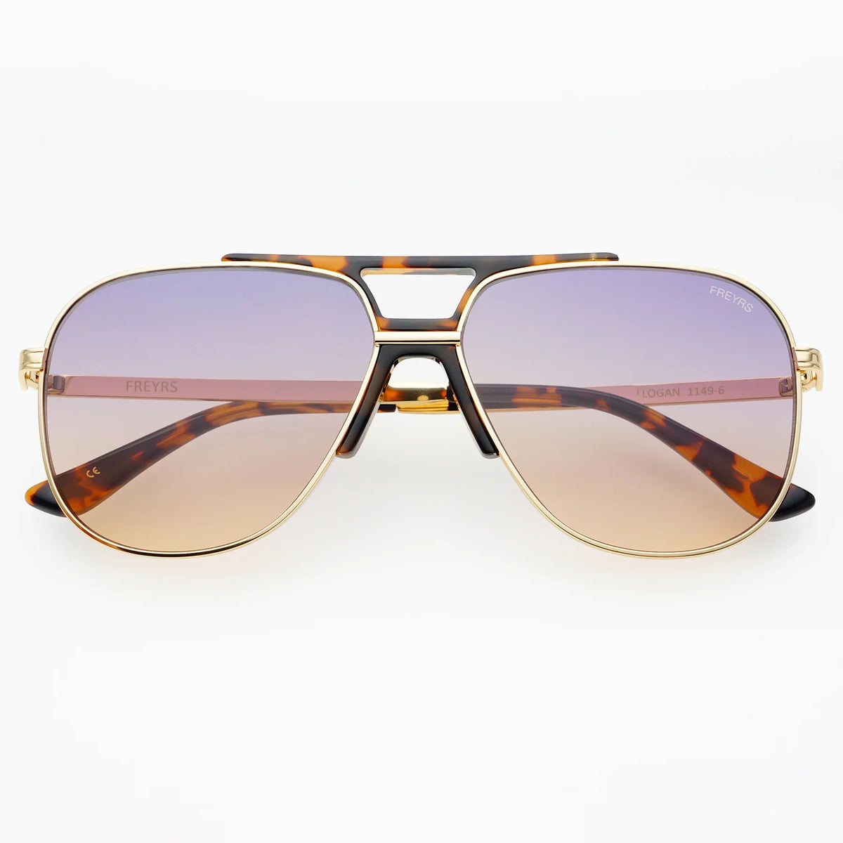 FREYRS Logan Sunglasses WHS - New - Tortoise / Sunrise