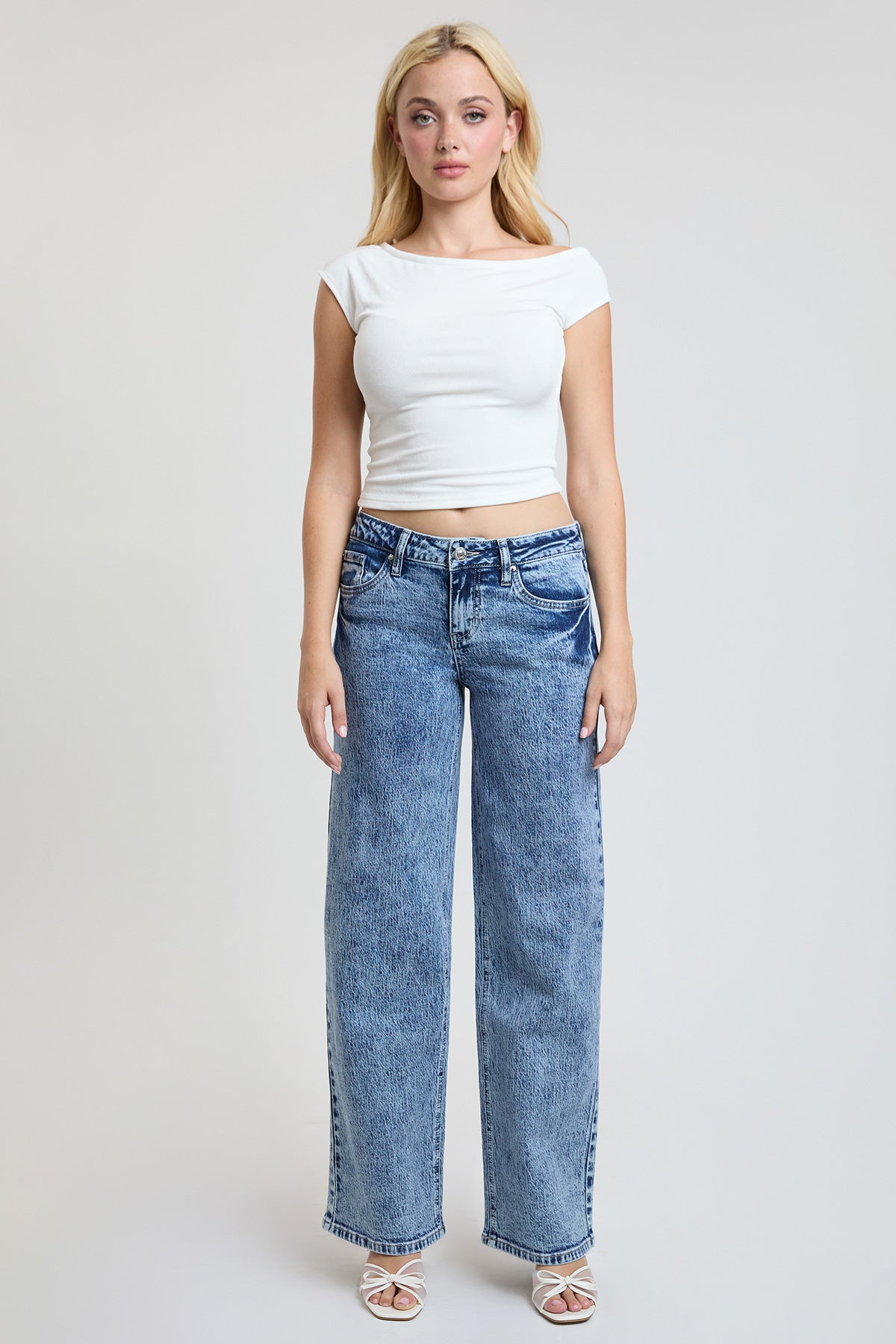 Women's Luxe Britney Wide Leg Jeans
