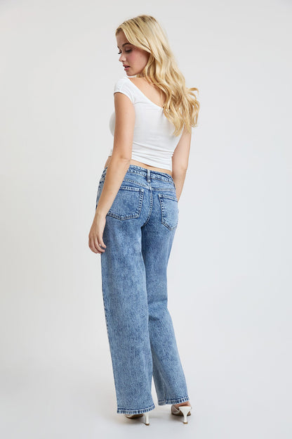 Women's Luxe Britney Wide Leg Jeans