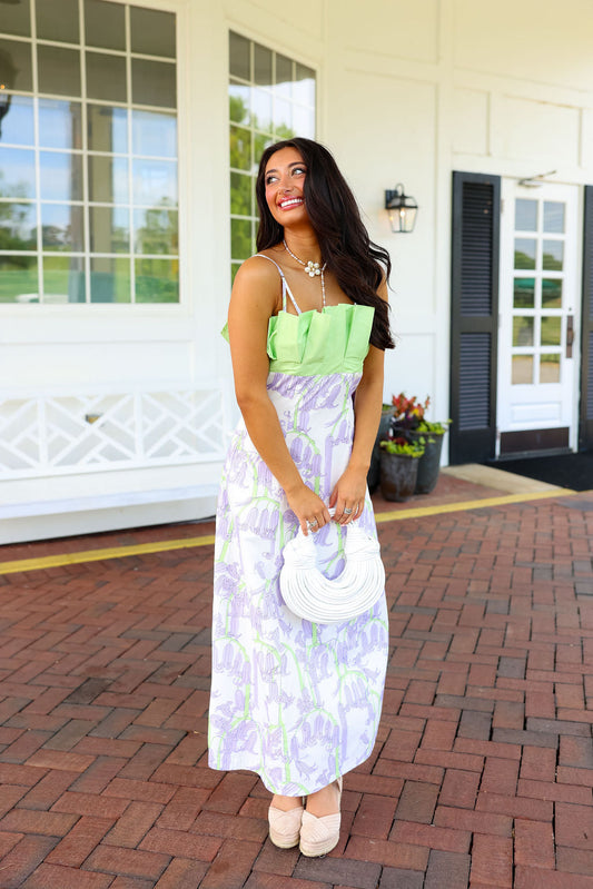 Tinsley Dress - Purple Floral