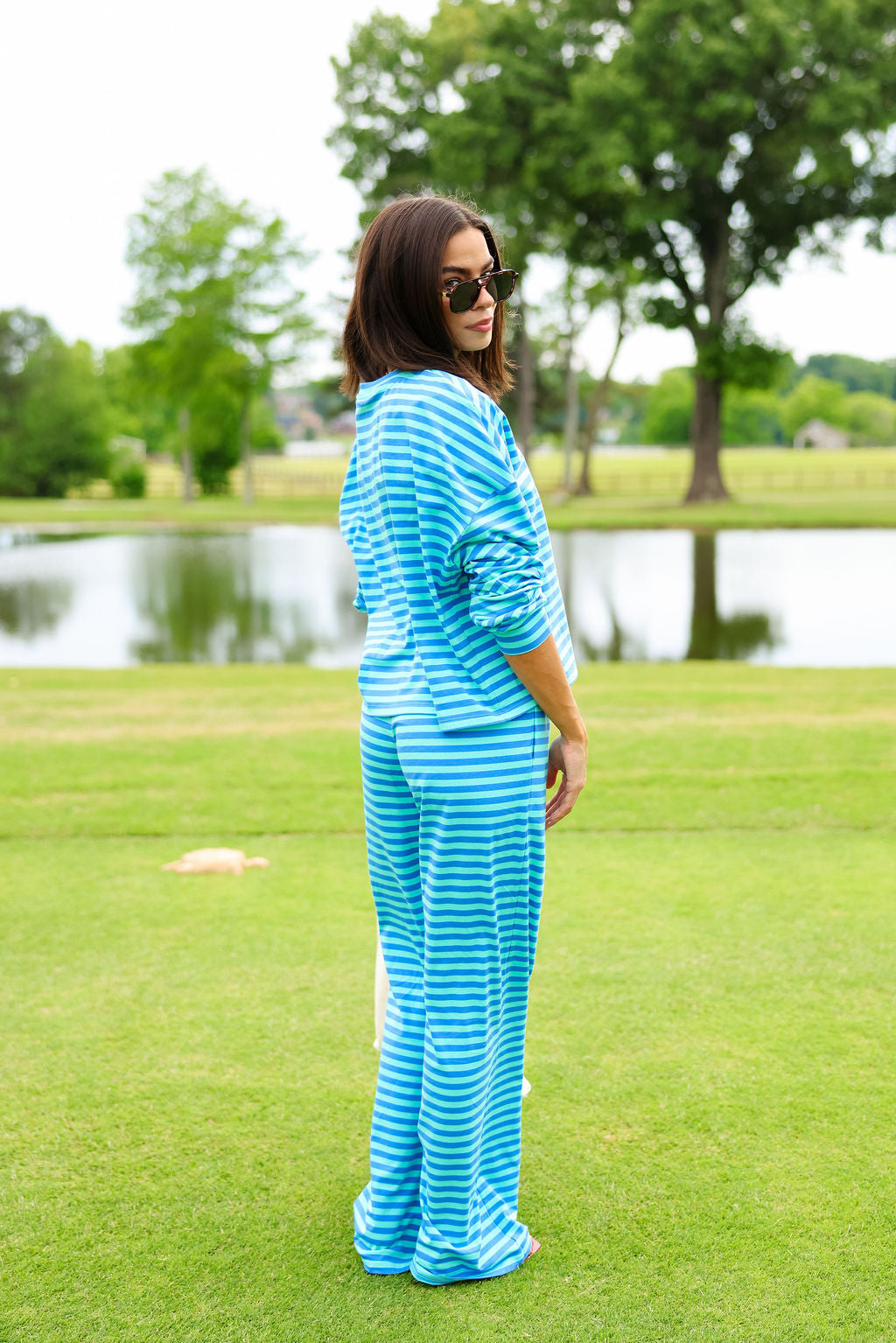 Oversized Long Sleeve Tee - Cotton Candy