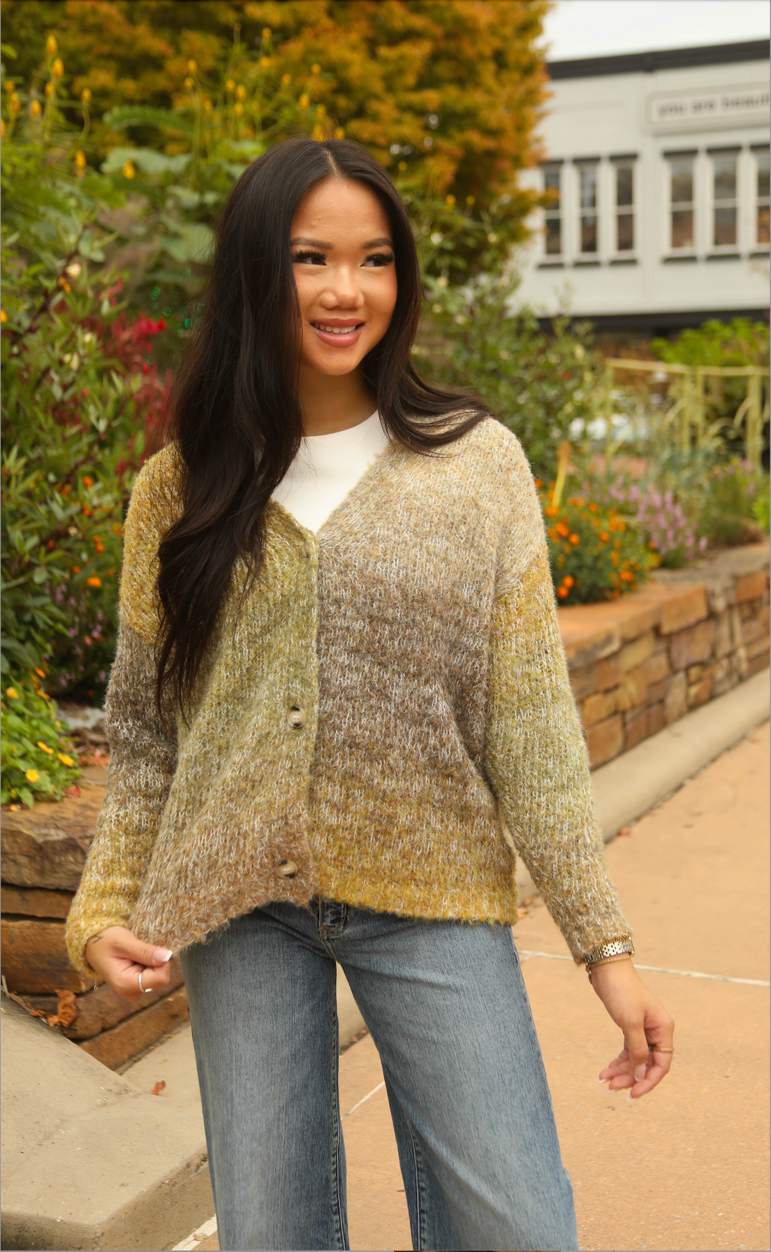 shades of fall cardigan