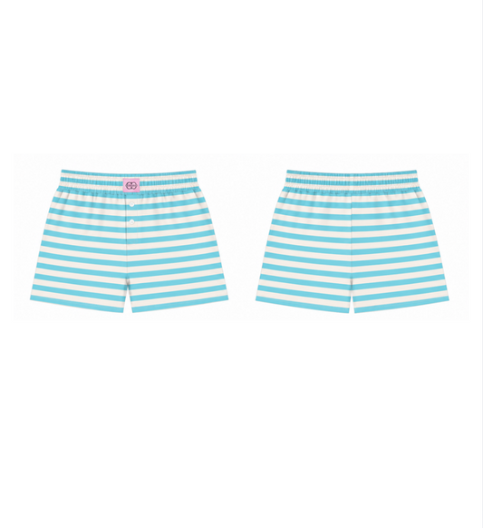 Stripe Short - Vanilla Mint