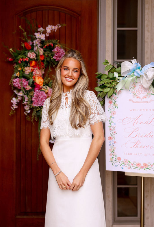 The Perfect Shower Dress & Capelet - Ivory