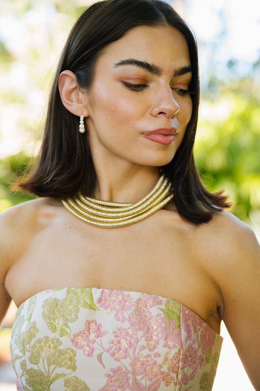 White Pearl Hoops